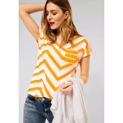Tee Shirt mélange raies-zigzag