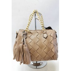 Sac camel tressé
