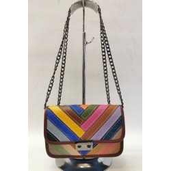 Sac cuir multico