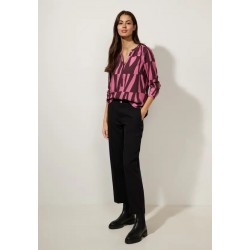 Chemisier rose/bordeaux