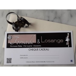 Carte cadeau Torsade et Losange