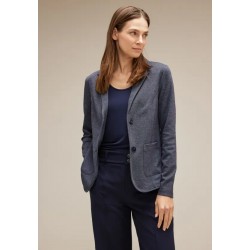 Blazer bleu chiné