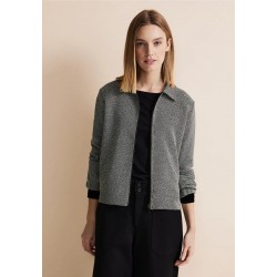 Veste blanc/noir chiné