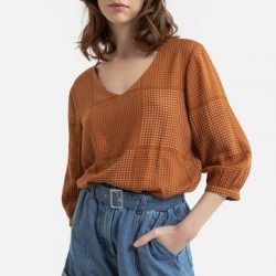 Blouse à pois